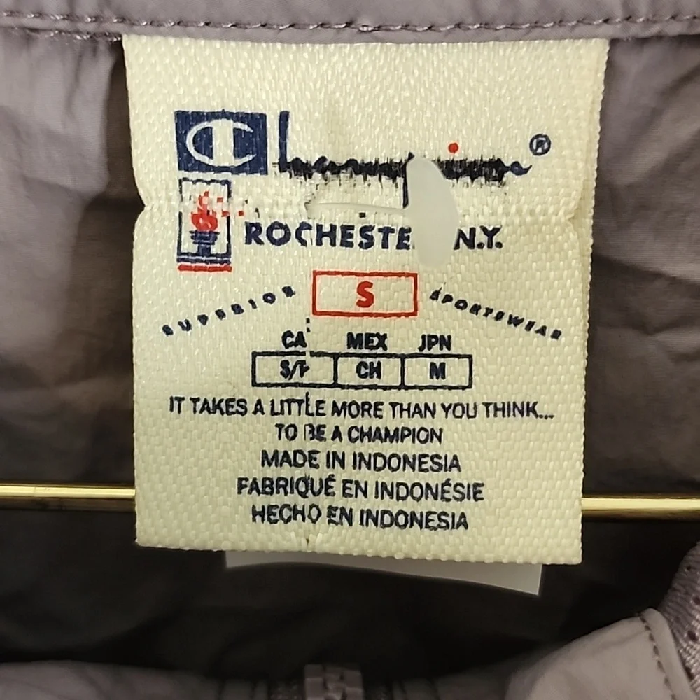 Champion Urban Outfitters  Hooded Anorak Jacket Purple Size SMALL - Picture 3 of 6